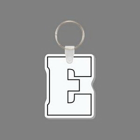 Custom Key Ring & Punch Tag - Letter "E"