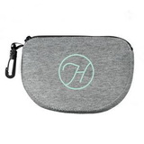 Custom U-Bag Heathered Jersey Knit-Neoprene Utility Bag, 8.25