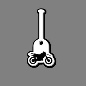 Custom ID PAL - Tag W/ Dirt Bike Motorcycle, 1/8" Thick