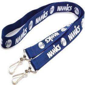 Custom Double Ended Polyester Lanyards 5/8" (15Mm)