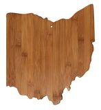 Custom Ohio State Cutting And Serving Board, 13 1/2