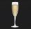 Custom 5 1/2 Oz. Nuance Champagne Flute, Price/piece