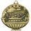 Custom 2" Academic Performance Medal Writing In Gold, Price/piece