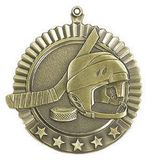 Custom Star Hockey Medal, 2.75