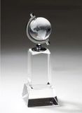 Custom Revolving Crystal Globe Award (9