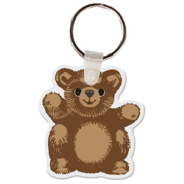 Custom Teddy Bear Animal Key Tag