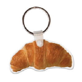 Custom Croissant Key Tag