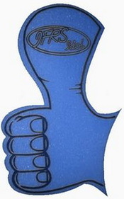 Custom Big Thumbs-up Foam Hand Mitt - (24")