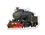 Custom Locomotive Engine #2 Magnet - 5.1-7 Sq. In. (30MM Thick), Price/piece