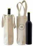 Custom Canvas Wine Tote, 4
