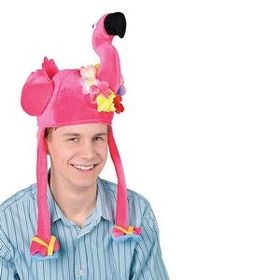 Custom Plush Flamingo Hat