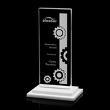 Custom Santorini Award - Starfire/White 4