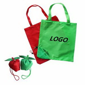 Custom Apple tote bag shopping bag, 14 15/16" L x 22 13/16" W