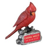 Custom Cardinal School Mascot w/ Plate