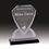 Custom Silver Carved Shield Impress Acrylic Award (9"), Price/piece