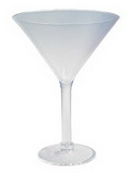 Acrylic Martini Glasses - Blank (10 Oz.)
