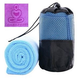 Custom Micro-fiber Towel for Travel/Beach/Sports w/Mesh Bag, 11 13/16" L x 39 3/8" H