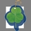 Custom 4cp Shamrock 3 Leaf Clover Sofloat, Price/piece