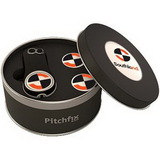 Custom Pitch Fix Fusion 2.5 Pin Divot tool & tin with markers