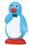 Custom Rubber "Shy Guy" Penguin Toy, Price/piece