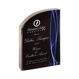 Custom Blue Wave Velvet Acrylic Award(7 in), 7