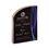 Custom Blue Wave Velvet Acrylic Award(7 in), 7" W, Price/piece