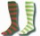 Custom Tube Style Striped Socks w/ Flat Knit Construction (10-13 Large), Price/piece