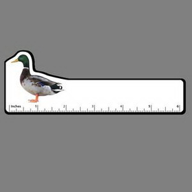 Custom 6" Ruler W/ Full Color Mallard Duck