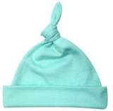Custom The Laughing Giraffe® Pastel Mint Baby Knotted Beanie