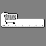 Custom Grocery Cart 6 Inch Ruler