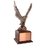 Custom Electroplated Bronze Eagle Trophy w/2" Medallion Insert (15 1/2"), Price/piece
