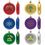 Custom Shatter Resistant Flat Round Ornament, 3 1/8" Diameter X 3/4" Thick, Price/piece