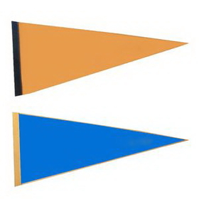 Custom Felt Pennant Flags, 18" L x 9" W