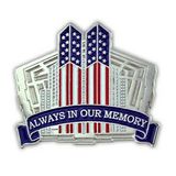 Blank 9-11 Always In Our Memory Pin, 1 1/8