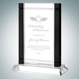 Custom Classic Black Deco Award (Crystal Base), 7 3/4