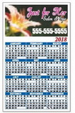 Custom Calendar Magnet Bottom Calendar Square Corners 3 1/2