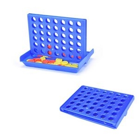 Custom Medium Connect 4 Four In A Line Board Game, 7.08" L x 4.8" W x 1.0" D