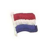 Custom International Collection Embroidered Applique - Flag of Netherlands