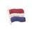 Custom International Collection Embroidered Applique - Flag of Netherlands, Price/piece