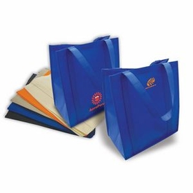 Custom Tote Bag, Polypropylene Tote w/ Extended Handle, 14" L x 16" W x 8" H