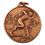 Custom Female Track IR Series Gold Medal (1 1/2"), Price/piece