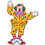 Custom Jointed Circus Clown, 30" L, Price/piece