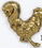 Custom Rooster Stock Cast Pin, Price/piece