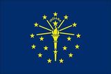 Custom Poly-Max Outdoor Indiana State Flag (3'x5')