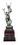 Custom 18 1/2" Perpetual Victory Trophy w/12" Resin Figure on Walnut Base, Price/piece