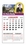 Custom Magnet Calendar Pad w/ 3 Month View, Price/piece