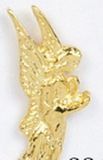 Custom Bowed Angel Stock Cast Pin
