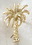 Custom Series 3000S Palm Tree MasterCast Design Cast Lapel Pin, Price/piece
