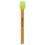 Custom Silicone Baster with Bamboo Handle - Green, 11 3/4" L x 1 1/2" W x 1/4" Thick, Price/piece