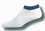 Custom White Heel & Toe or Tube Sock Footie w/ Knit-in Design (5-9 Small), Price/pair